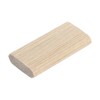 50Pcs Beech Wood Domino Tenon Stopper for Crafting Woodworking Furniture