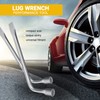 AICARS Lug Wrench Lug Nut Wrench L Type with 19mm
