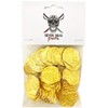 Seven Seas Pirates Coins - Shiny Gold Doubloons with Treasure