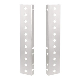United Pacific 30069 Peterbilt Stainless Front Air Cleaner Bracket Only - 22 Mini Light Cutouts,2 Count (Pack of 1)