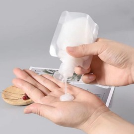 50ml Decanting PVC Pouch Travel Lotion Bottle Refill Shampoo / 소분 pvc파우치 50ml 여행용 로션통 리필 샴푸