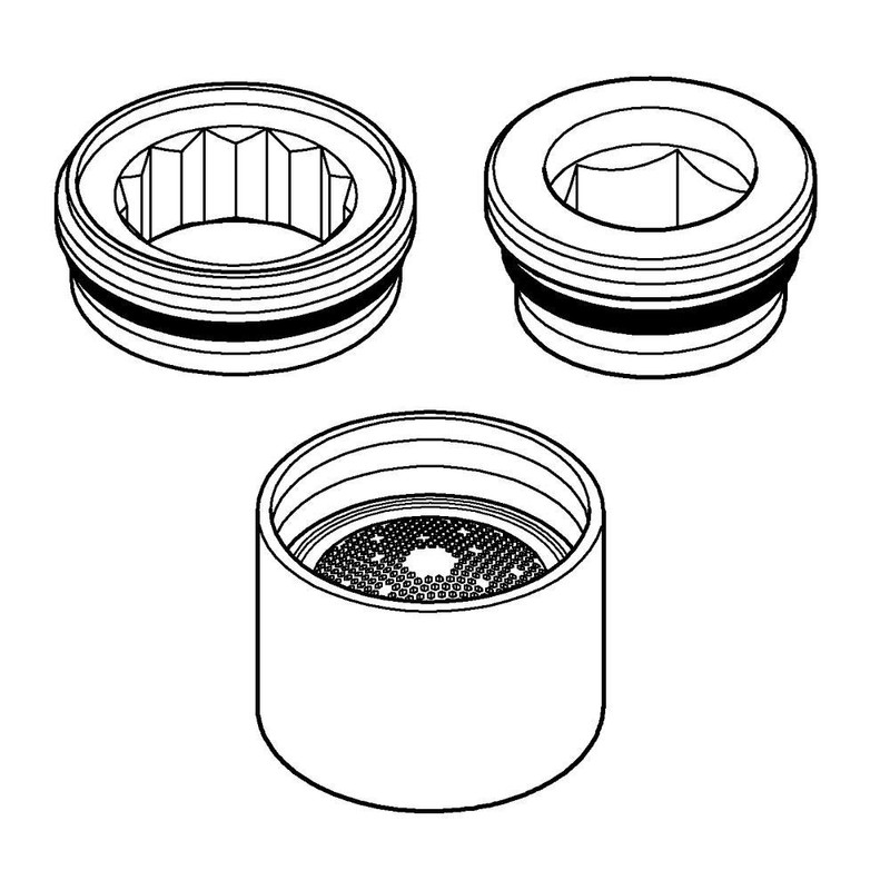Grohe 13935000 Repair Parts, Chrome