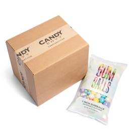 Candy Envy - Shimmer Spring 1 Inch Gumballs - 2lb Bag - 6 Bags with Approximately 113 Gumballs Per Bag - North American Made & Kosher Certified