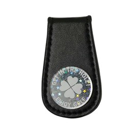 MARUA Golf Marker Light Collecting Marker Leather Belt (Magnetic Clip Type) (SV) Silver