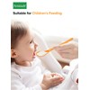 Ferenando 12 Pcs Coloured Long Plastic Spoons 18.5cm with 6