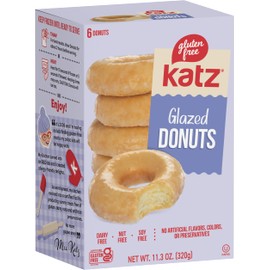 Katz Gluten Free Variety Pack | 1 Glazed Donuts, 1 Powdered Donuts, 1 Glazed Chocolate Donut Holes | Dairy Free, Nut Free, Soy Free, Gluten Free | Kosher (1 Pack of each)