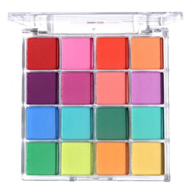 EONFAVE Eyeshadow Palette, 16 Colours, Highly Pigmented Eyeshadow Palette, Glitter Matt, Long Lasting Eyeshadow, Mixable Eye Make-Up Palettes for Women and Girls (05 Matt)