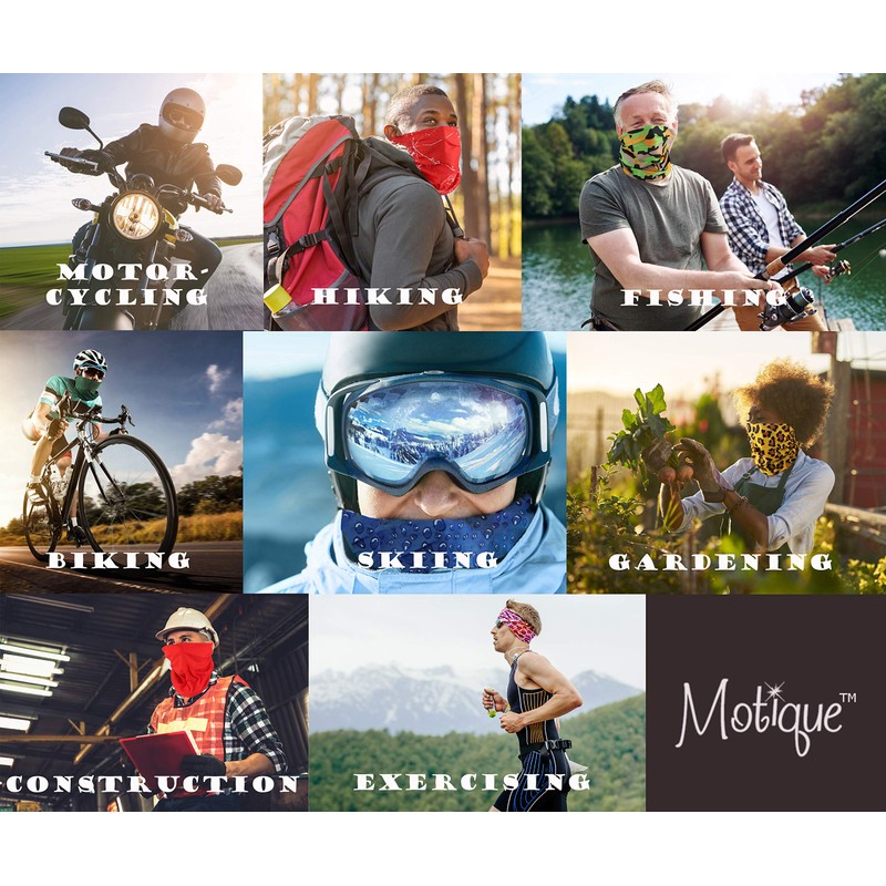 Seamless Face Mask Bandanas Vampire Skulls