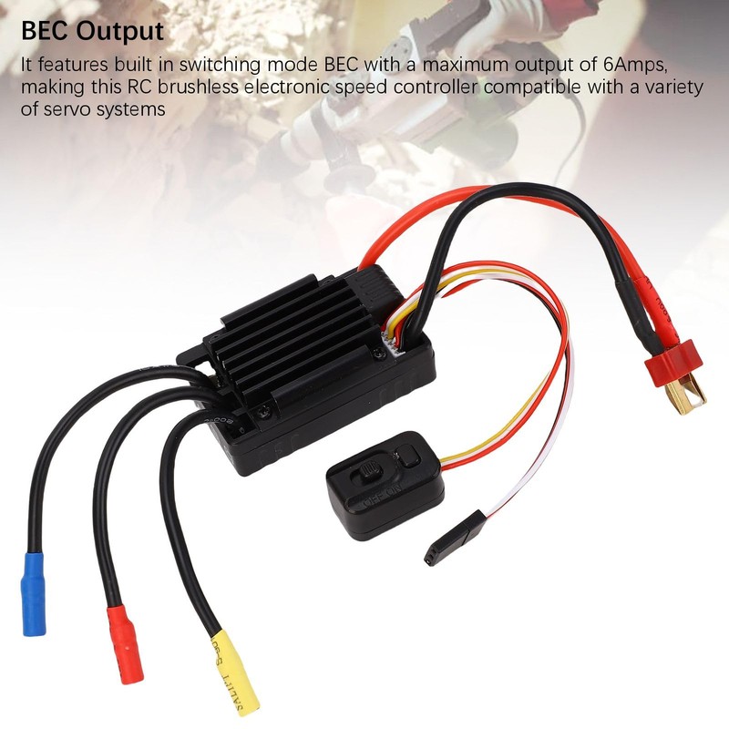 Generic 35A Brushless ESC, Waterproof RC Motor Electronic Speed Controller