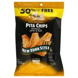 New York Style Pita Chips Parmesan Garlic Herb 8.0 oz (Pack of 12)