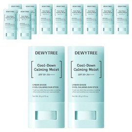 Deweytree Urban Shade Cool Calming Sun Stick SPF50+ PA++++, 20g, 12 pieces / 듀이트리 어반쉐이드 쿨 카밍 선스틱 SPF50+ PA++++, 20g, 12개