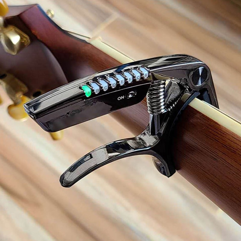 2 In 1 Acoustic Guitar Capo Precise Accurate Tuning Full