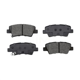 Rear Semi-Metallic Disc Brake Pads SIM-1813 Replacement For Hyundai Kia Kona Forte Sonata Soul Electric Elantra GT Rondo Optima Forte5 Veloster EV Niro