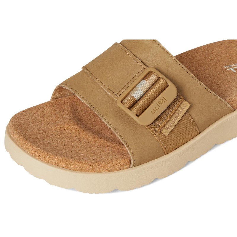 Merrell Women's Fleur Slide Sandal, Beaver, 8