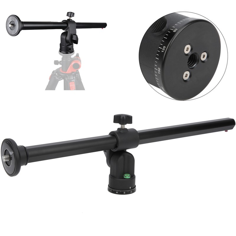 Tripod Crossbar Overhead Shot SLR Ballhead Photography Axle Bracket Extension