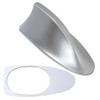 Silver Ebony Shark Fin Roof Antenna Cover Fit for Hyundai