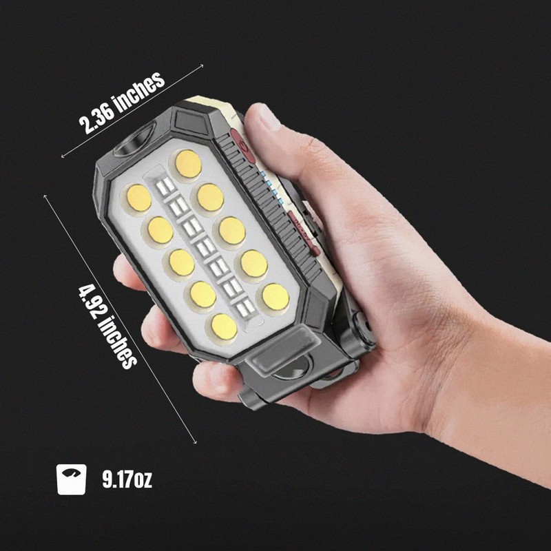 NightBuddy Magnetic Rechargeable Portable Work LED Light with Hanging Hook
