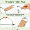 Vegetable Peeler for Kitchen, Stainless Steel Blade with Ergonomic Non-Slip