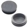 winova 4pcs Plastic Pipe End Cover Caps Protector Black Pipe