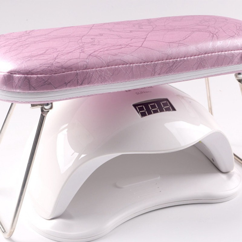 Nail Arm Rest PU Leather Manicure Pillow Cushion Nail Art