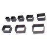 8pcs Leather Punch Cutter Mold High Carbon Steel Hollow Punch