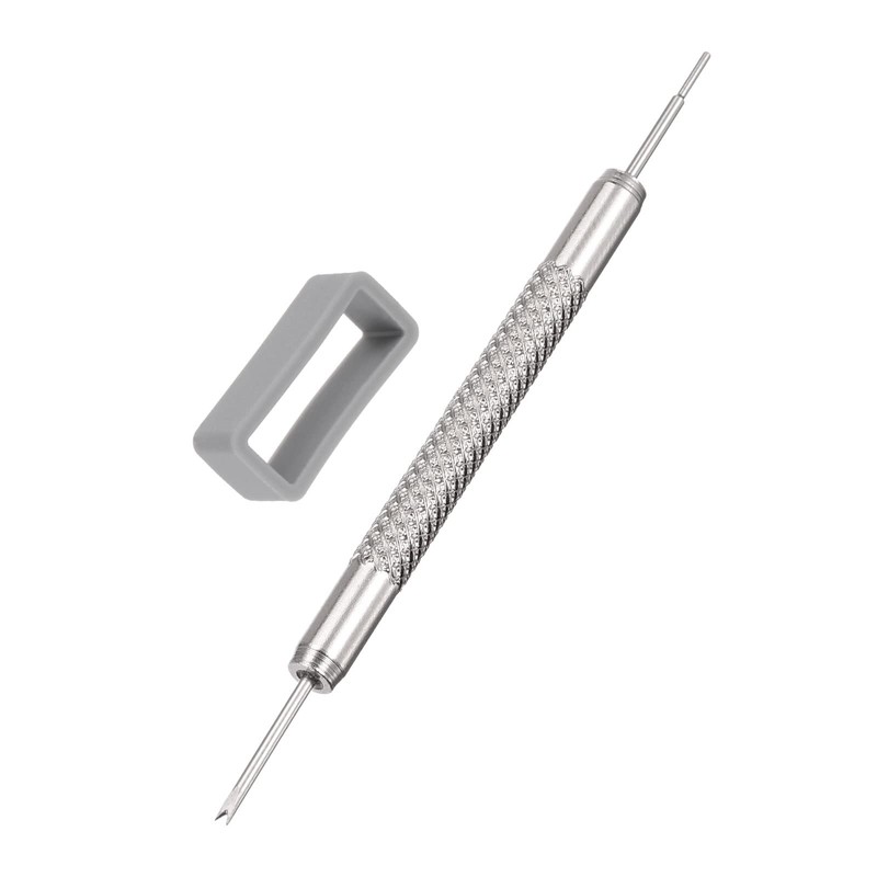 sourcing map Rubber Watch Strap Strap Holder with Spring Bar