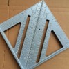 Xiaokeis Rafter Square with Level, Carpenter Square, 7 Inch Aluminum