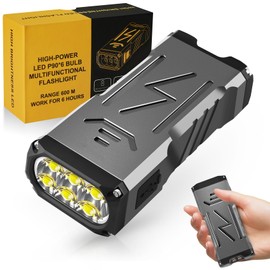 PARAROSE LED Flashlights 100000 High Lumens High Power Flashlights for Camping, Home, Emergencies, Super Bright Small Flashlight with 7 Modes, IP55, Lanyard, Gift Box