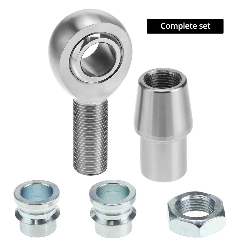 QWORK Heim Joint Rod End Kit, 3/4" Chromoly with Right
