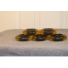 Rink Rat Red Star C6 Carbon Wheels 72mm 74a Yellow