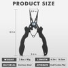 TRUSCEND Fishing Pliers Saltwater with Mo-V Blade Cutter, Corrosion Resistant