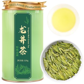 CHADUODUO 2025 Longjing Pre-Qingming Dragon Well Green Tea Loose Leaf Chinese Mingqian Long Jing New Spring Tea First Grade Rich Bean Aroma 120g 4.23oz 龙井 龍井茶 中国绿茶