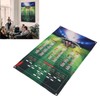 Football Game Wall Chart Portable Home Bar Office 2022 Soccer