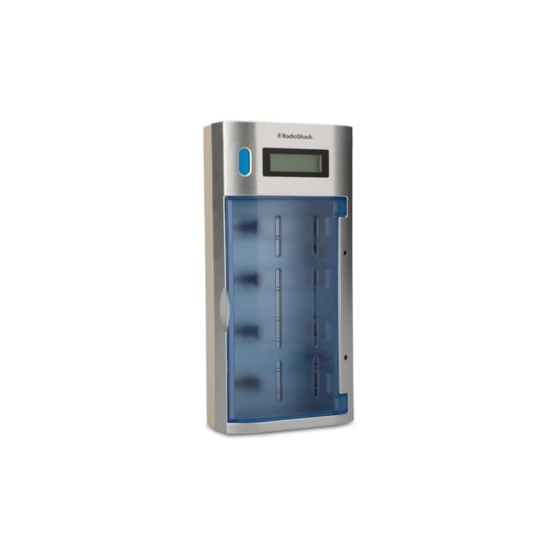 RadioShac Cargador de Pilas Recargables | Compatible con AA, AAA,
