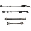 X AUTOHAUX Bike Solid Axle 9.5mm Front Rear Hollow Axle