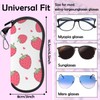 BHAHB Glasses Case Sunglasses Eyeglass Case Zipper Soft Neoprene Light