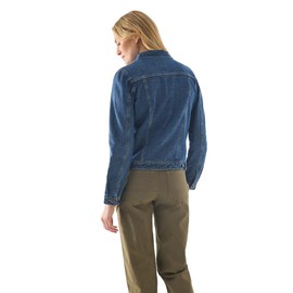 Martha Stewart Women’s Vintage Denim Jacket – Classic Retro Outerwear, Timeless Casual Style, Stylish Everyday Denim Layer - Vintage Wash, L