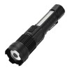 LED Bright Flashlight COB Work Light USB Rechargeable IPX4 Outdoor