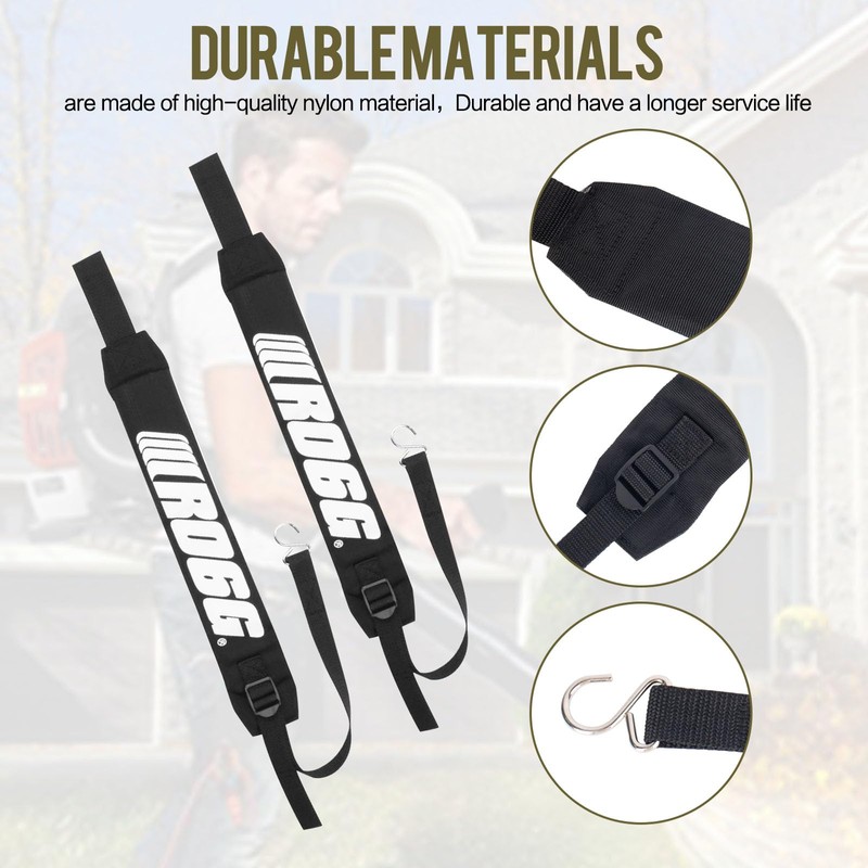 VQQLII C061000111 Backpack Blower Straps/Harness-2 Pack black，Replace C061000110 Leaf Blower