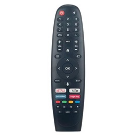 ALLIMITY Voice Remote Control Replace fit for ZEPHIR INVES SMART-TECH GRUNKEL LED-5021KGOO 32HA10V3 LED-3221GOIN TAG40-8900 LED5021KGOO 32HA10V3 LED3221GOIN
