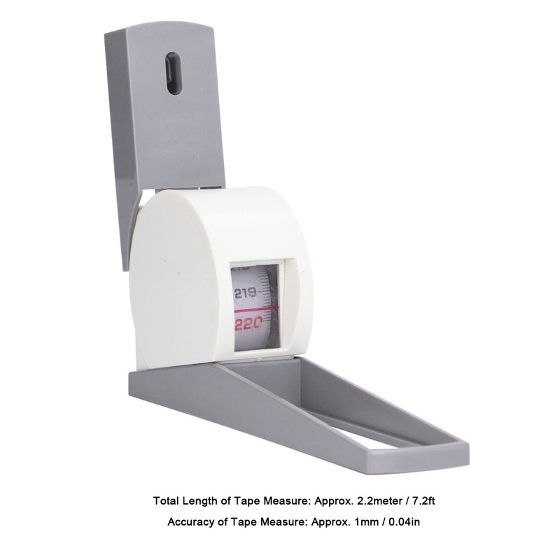 Wall Mounted Height Meter, 220cm Stadiometer Growth Stature Meter Measure,
