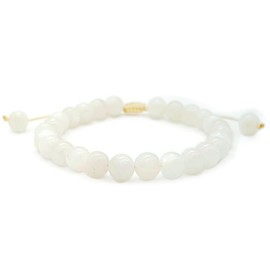 Pulsera de Piedra Luna 100% Natural | Balance, Equilibrio Emocional e Intiución | (6mm)