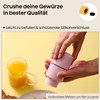 Crushgrind Billund Spice Mill with Ceramic Grinder, Purple, Salt and