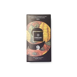 Amedei Signature '9' Blend Dark Chocolate Bar, 75% Cocoa