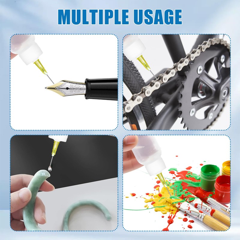 Ehoycq 30ml Glue Precision Tip Applicator Bottle,Needle Tip Squeeze Bottle