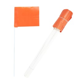 Dogtra Training Flags for GPS Fence – 50-Pack Neon Orange Boundary Markers – Flexible, Weather-Resistant Yard Flags for Invisible Fence Training, Pet Containment, and Safe Outdoor Dog Fence Setup