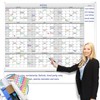 Party Funny Jumbo Dry Erase Yearly Whiteboard Wall Calendar, 55"