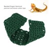 Bearded Dragon Hammock Green Soft Woven Cotton Rope Suction Cups