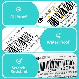 L LIKED 18 Rolls Compatible with Dymo 30256 2-5/16" x 4"(59mm x 101mm) Large Shipping Labels, Premium Adhesive Address Labels for DYMO LW 450 (18 Rolls)