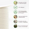 EXNIMA, Pack of 50, 100 or 200 Biodegradable Disposable Sugarcane
